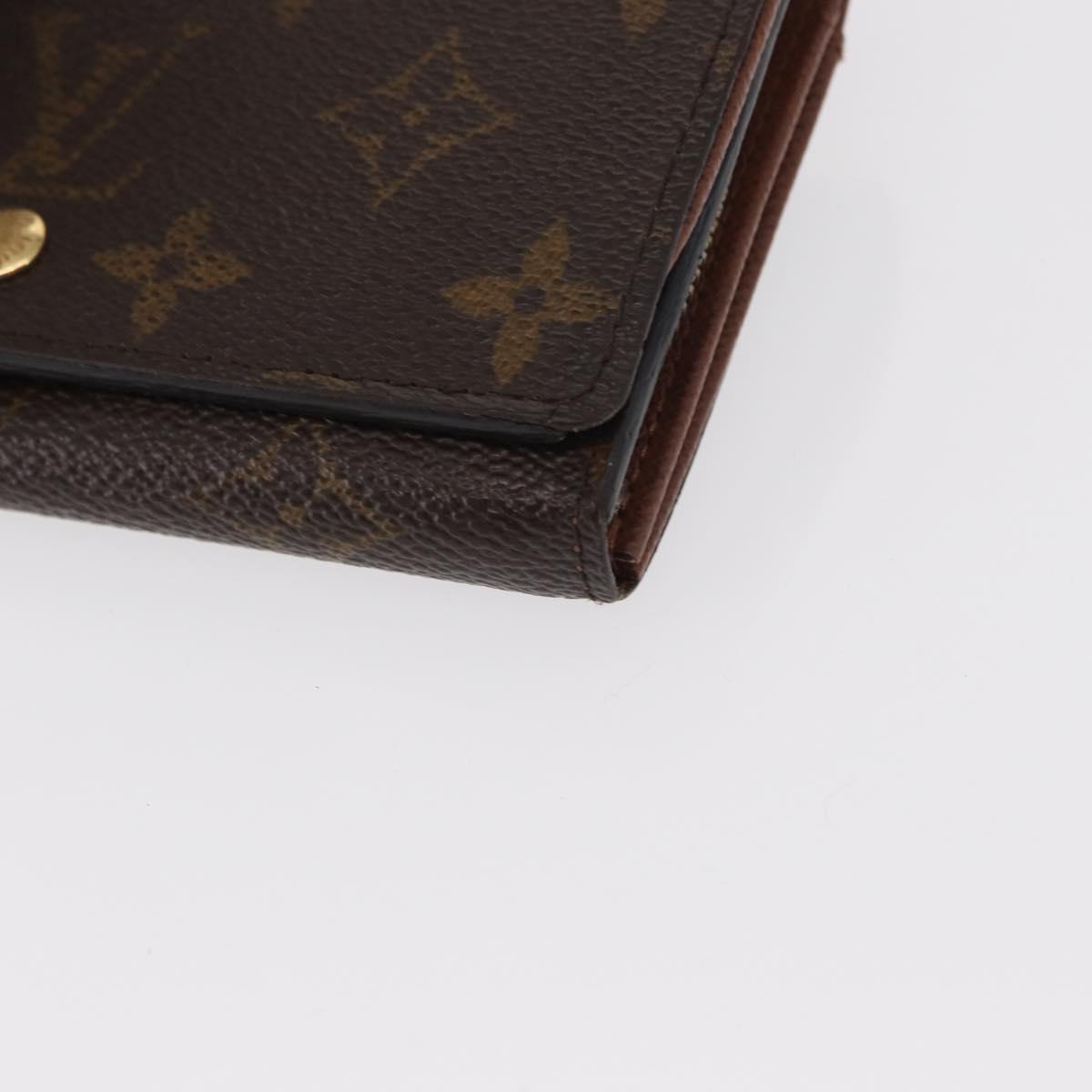 LOUIS VUITTON Monogram Portefeuille Tresol Wallet M61736 LV Auth bs31600