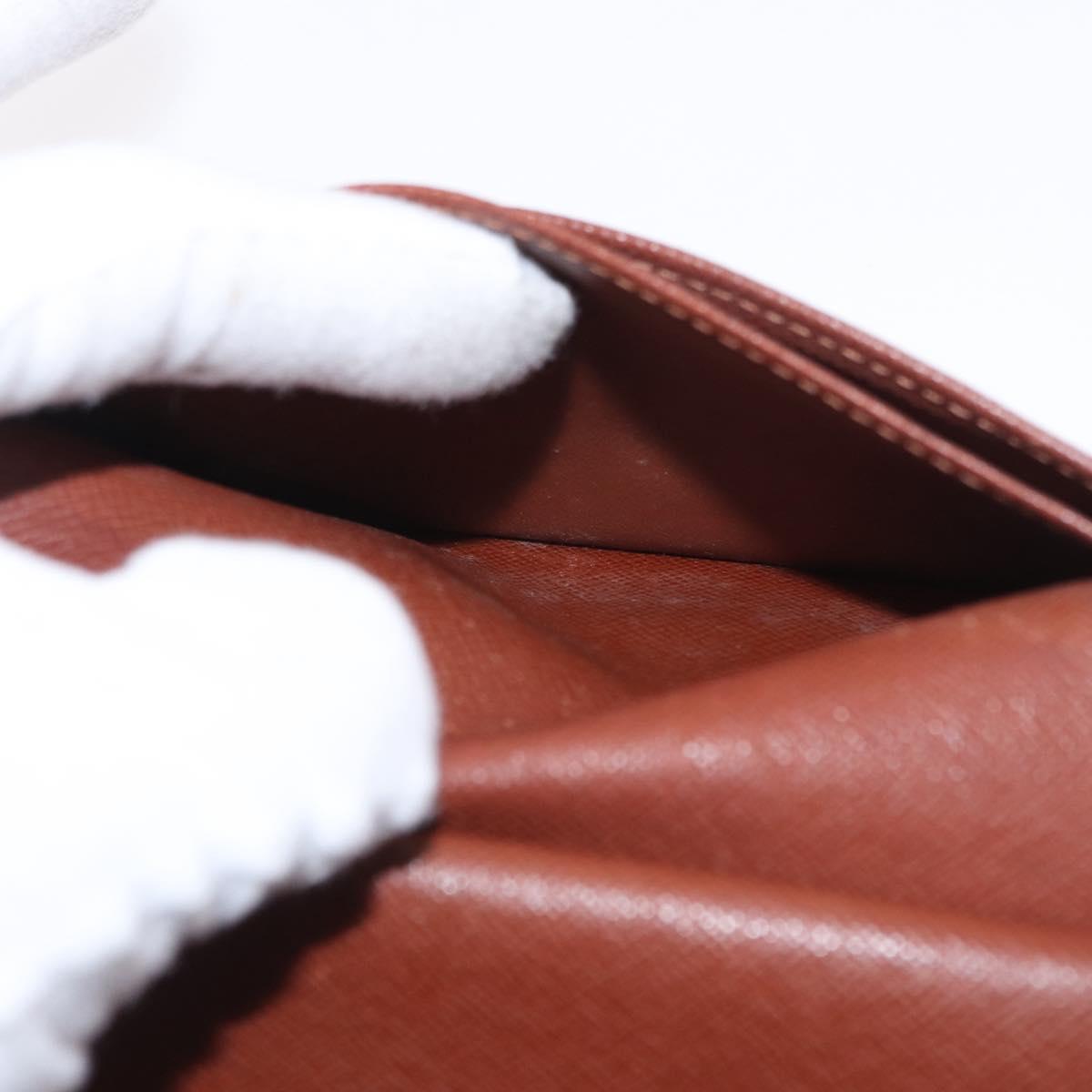 LOUIS VUITTON Monogram Porte Monnaie Billets Viennois Wallet M61663 Auth bs31601