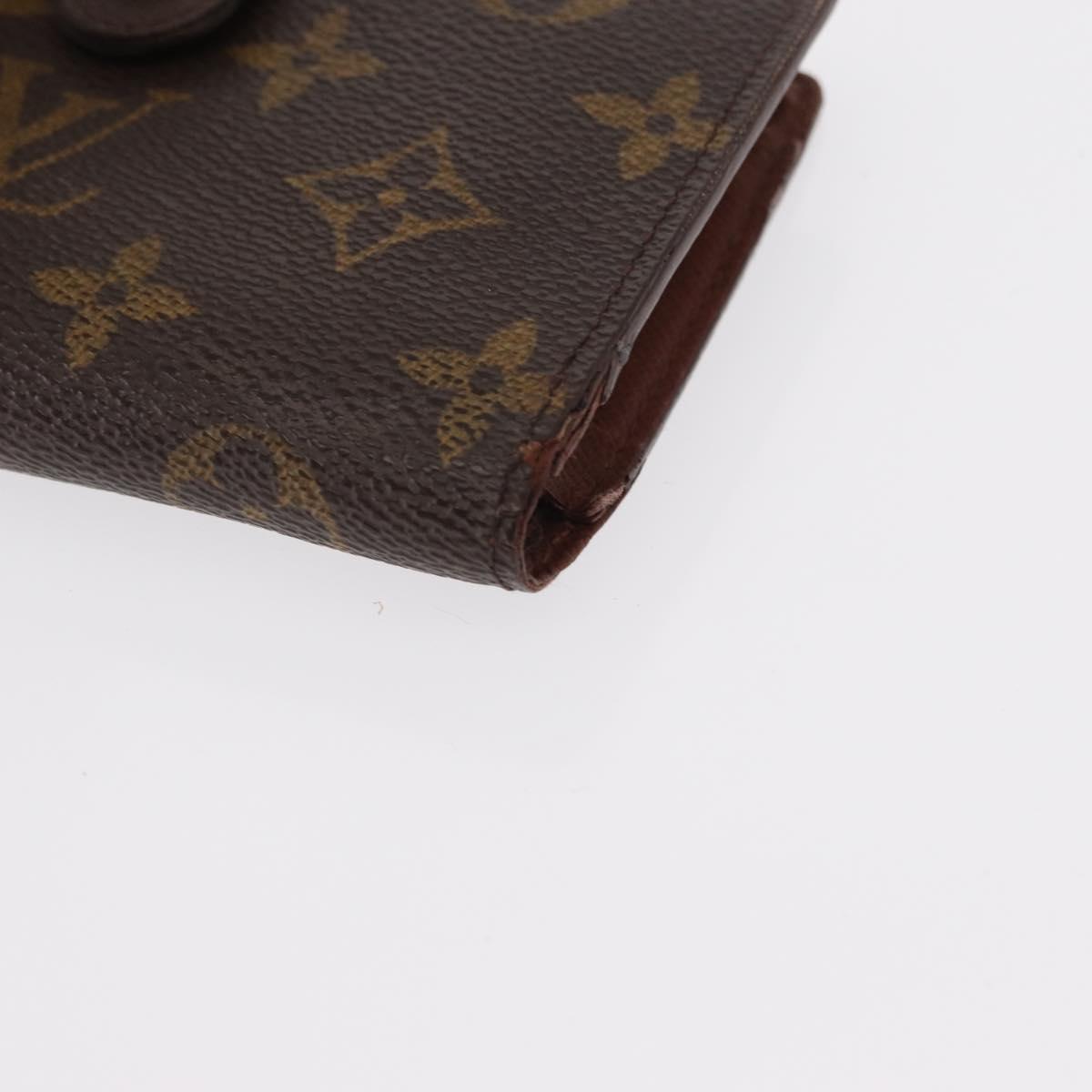 LOUIS VUITTON Monogram Porte Monnaie Billets Viennois Wallet M61663 Auth bs31601