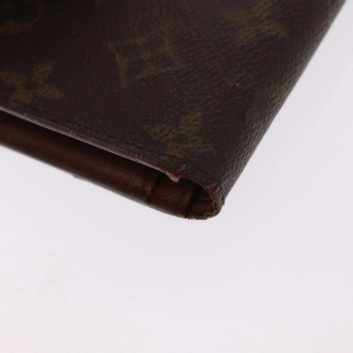 LOUIS VUITTON Monogram Porte Monnaie Billets Viennois Wallet M61663 Auth bs31602