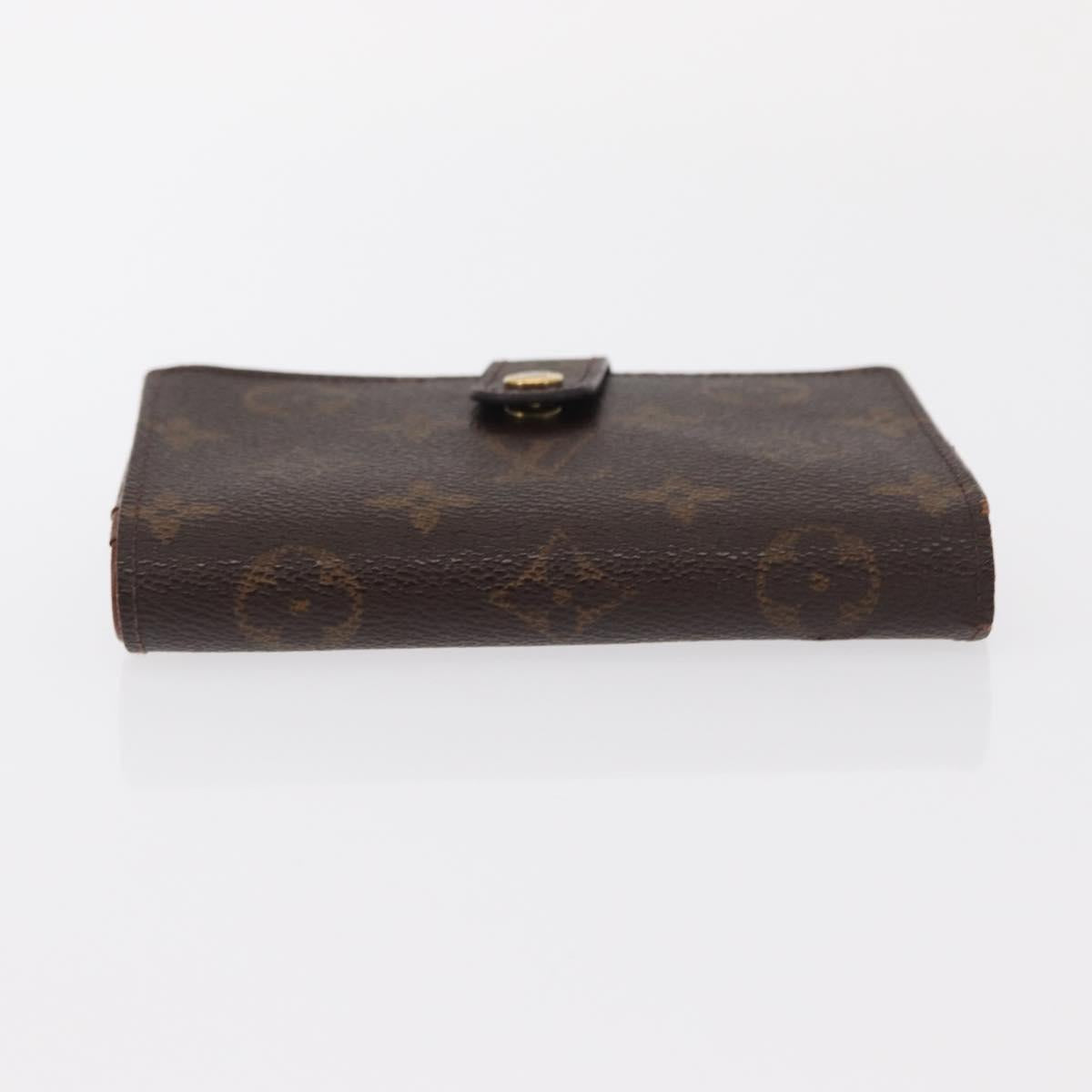 LOUIS VUITTON Monogram Porte Monnaie Billets Viennois Wallet M61663 Auth bs31602