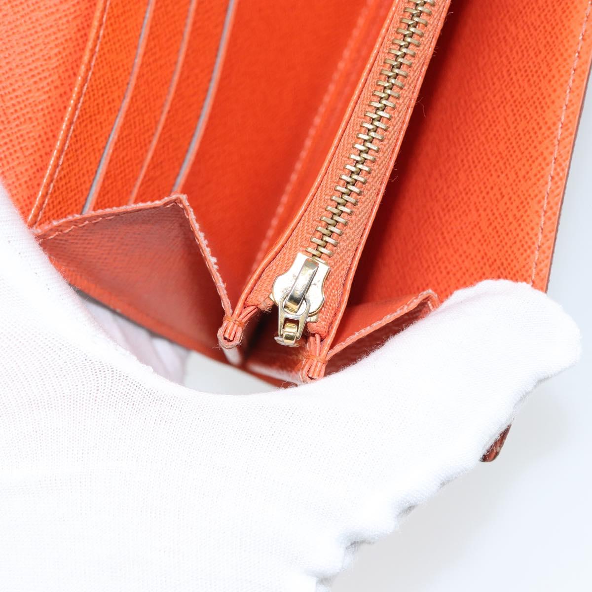 LOUIS VUITTON Multicolor Portefeuille Sarah Wallet White M93532 LV Auth bs31603