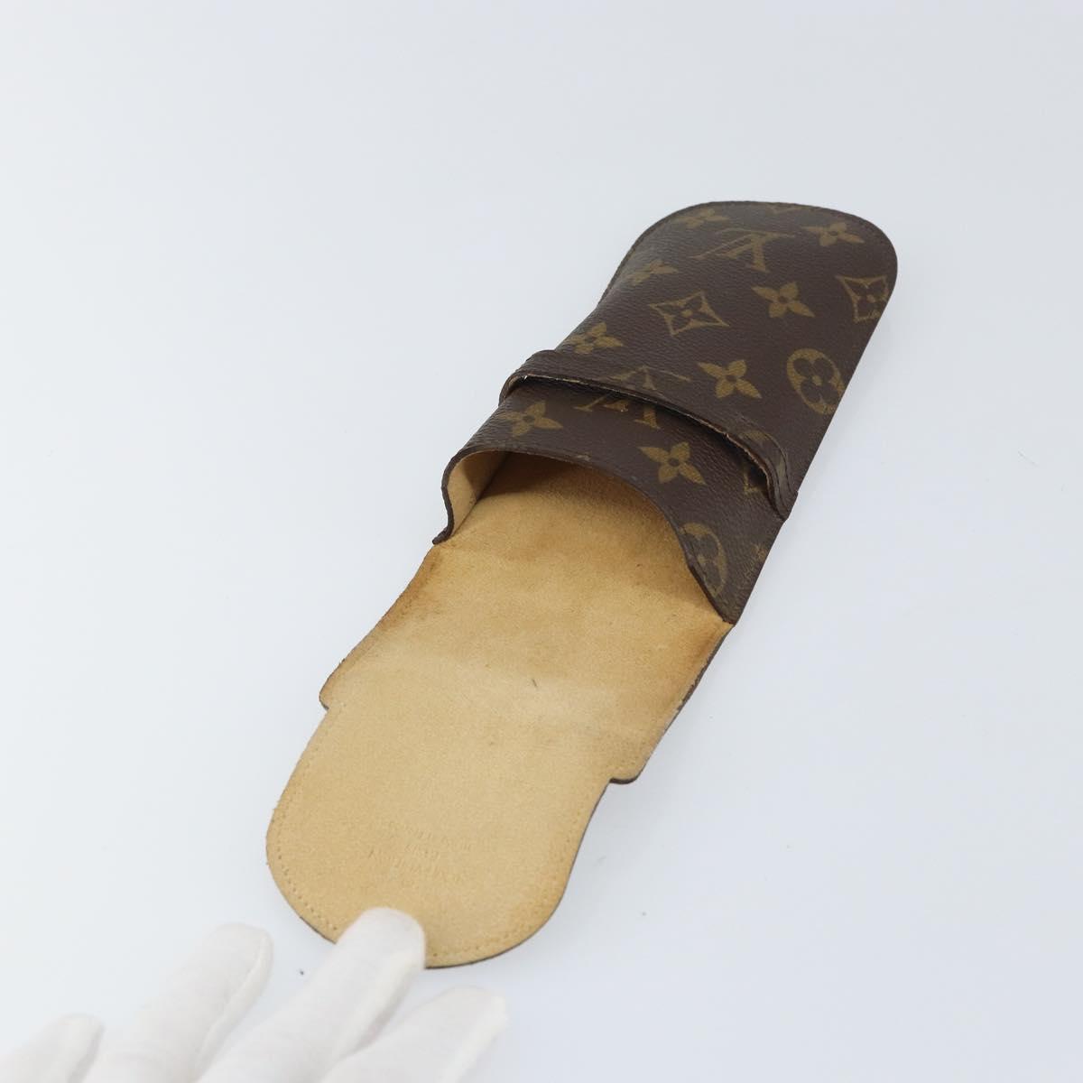 LOUIS VUITTON Monogram Etui Lunette Rabat Glasses Case M62970 LV Auth bs31605