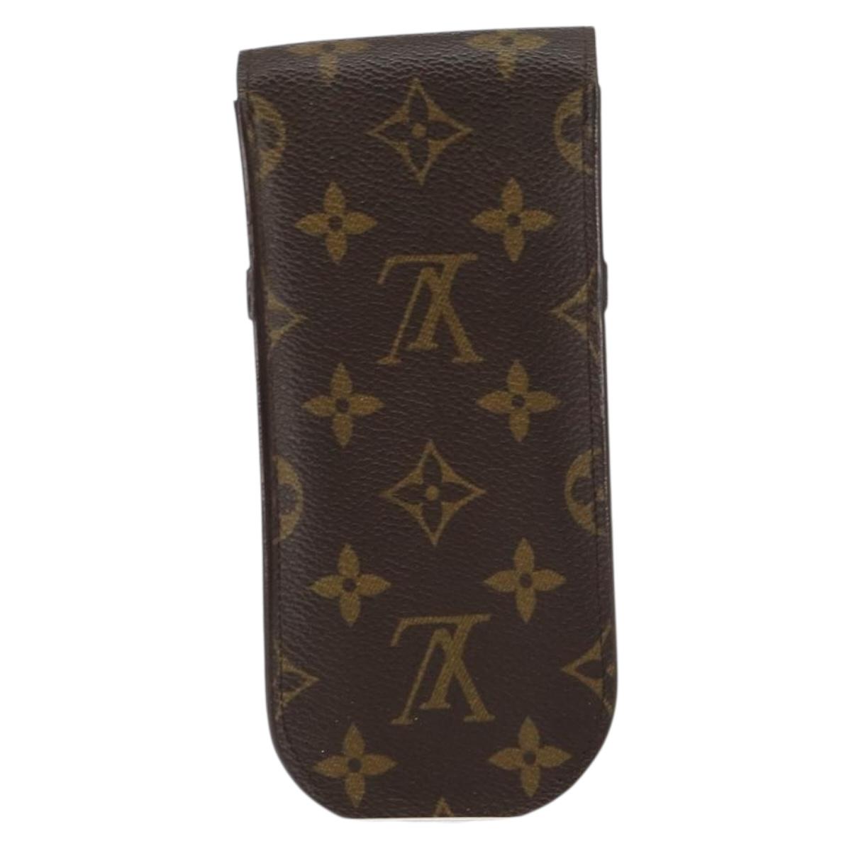 LOUIS VUITTON Monogram Etui Lunette Rabat Glasses Case M62970 LV Auth bs31605