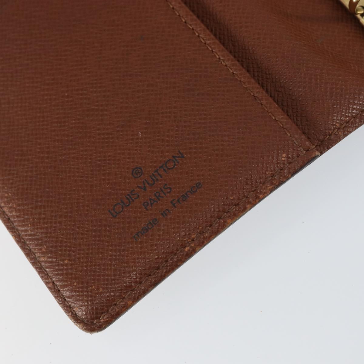 LOUIS VUITTON Monogram Agenda PM Day Planner Cover R20005 LV Auth bs31607