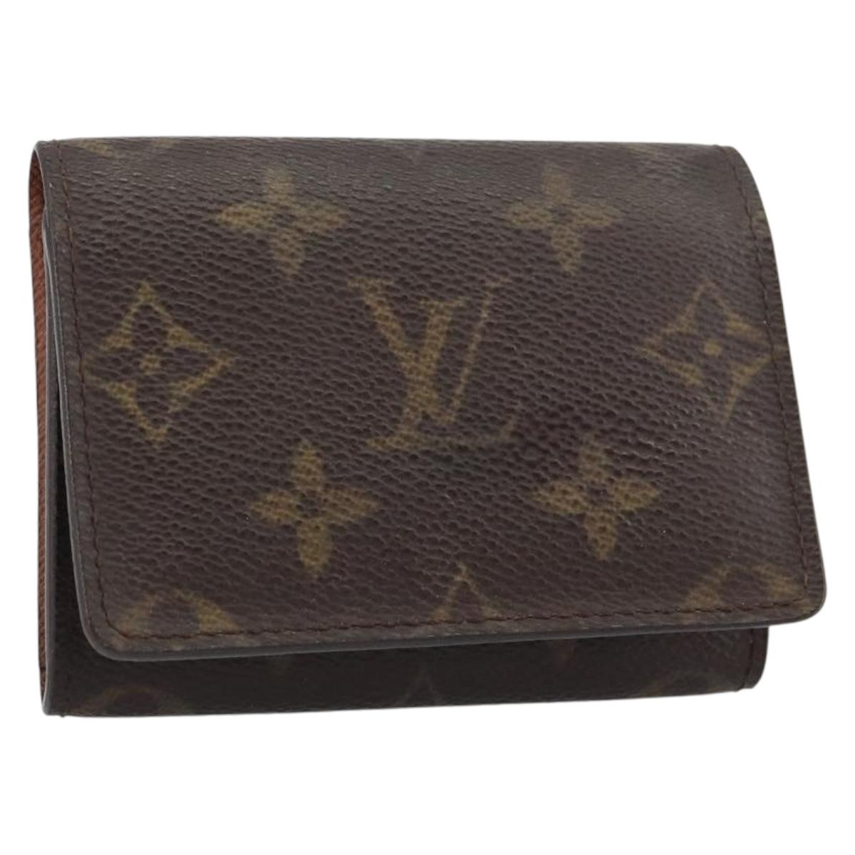 LOUIS VUITTON Monogram Anvelop Cult De Vuitto Card Case M62920 LV Auth bs31609