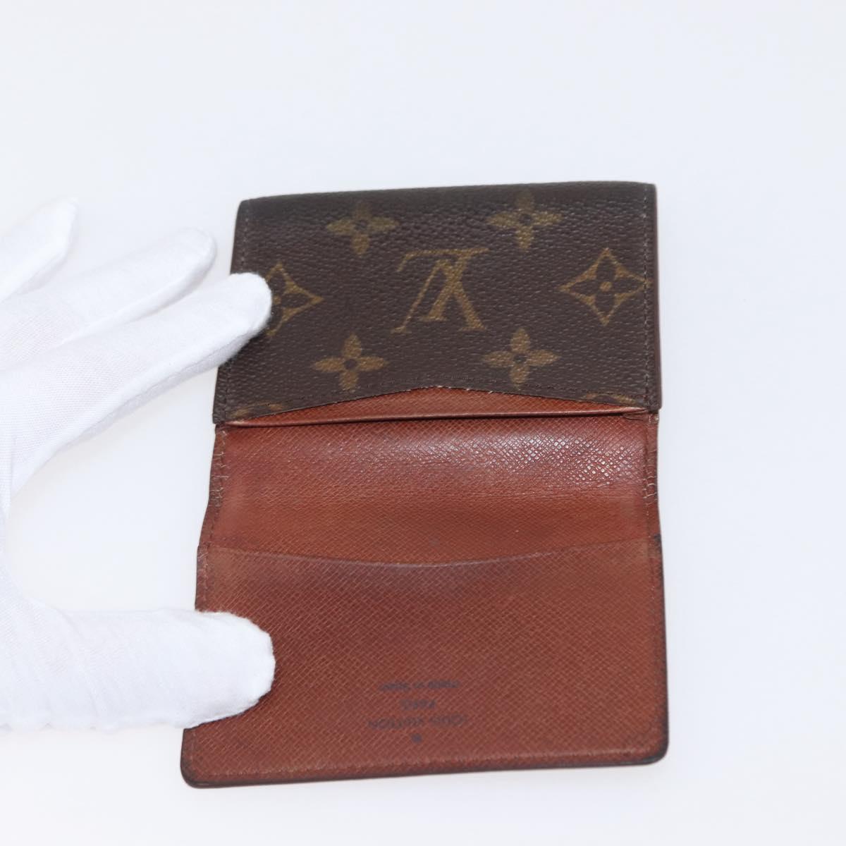 LOUIS VUITTON Monogram Anvelop Cult De Vuitto Card Case M62920 LV Auth bs31610