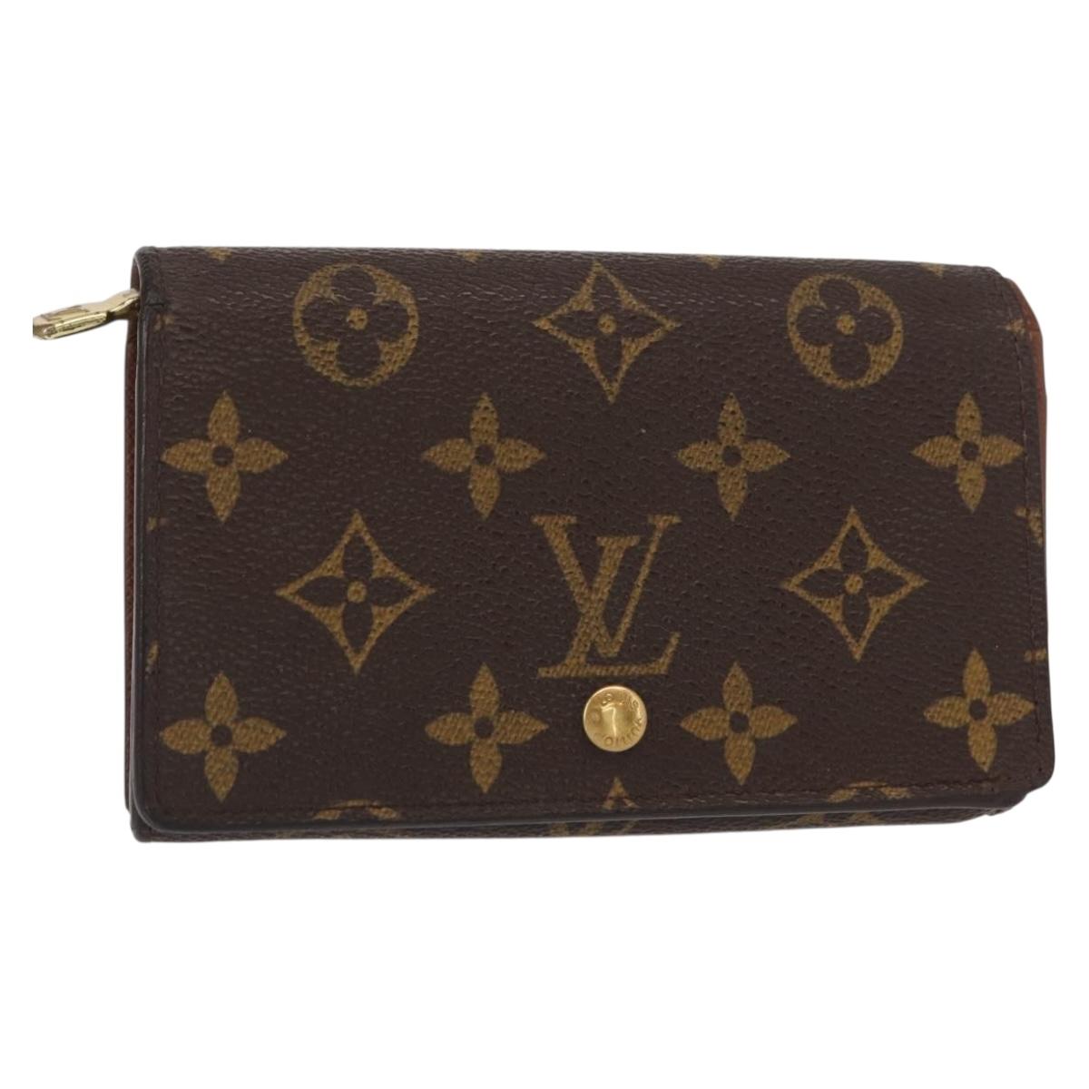 LOUIS VUITTON Monogram Portefeuille Tresol Wallet M61736 LV Auth bs31611