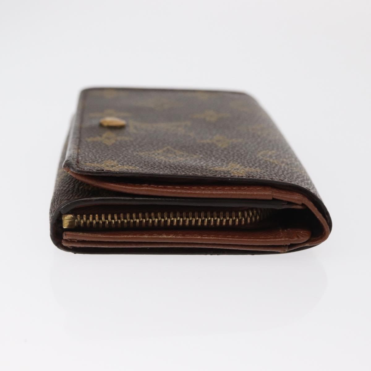 LOUIS VUITTON Monogram Portefeuille Tresol Wallet M61736 LV Auth bs31611
