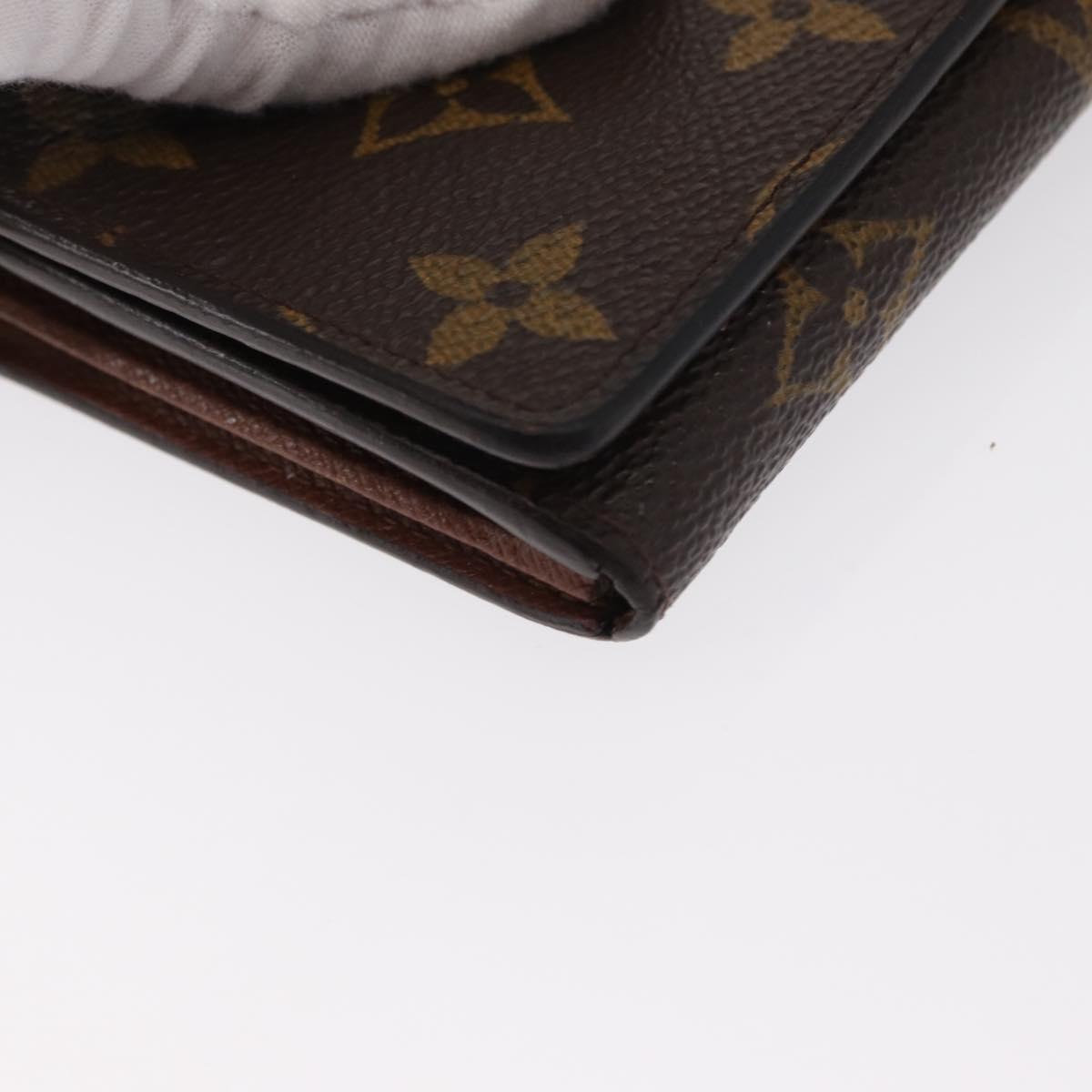 LOUIS VUITTON Monogram Portefeuille Tresol Wallet M61736 LV Auth bs31611