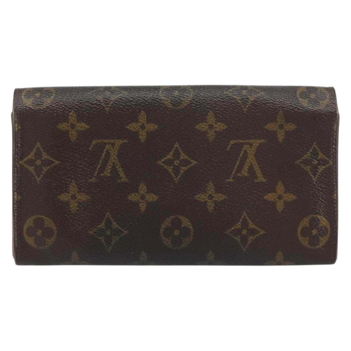LOUIS VUITTON Monogram Pochette Porte Monnaie Credit Wallet M61725 Auth bs31619