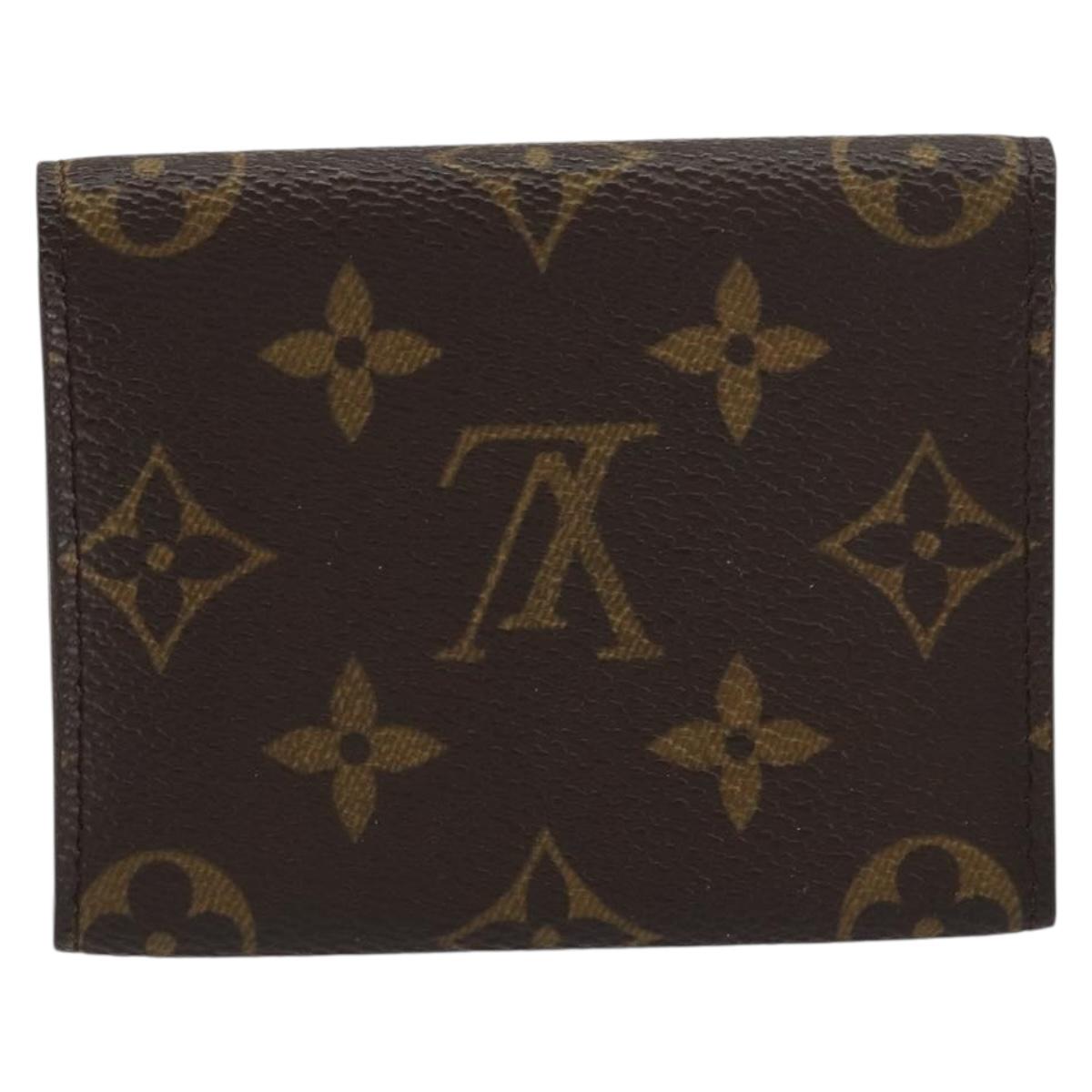 LOUIS VUITTON Monogram Anvelop Cult De Vuitto Card Case M62920 LV Auth bs31620