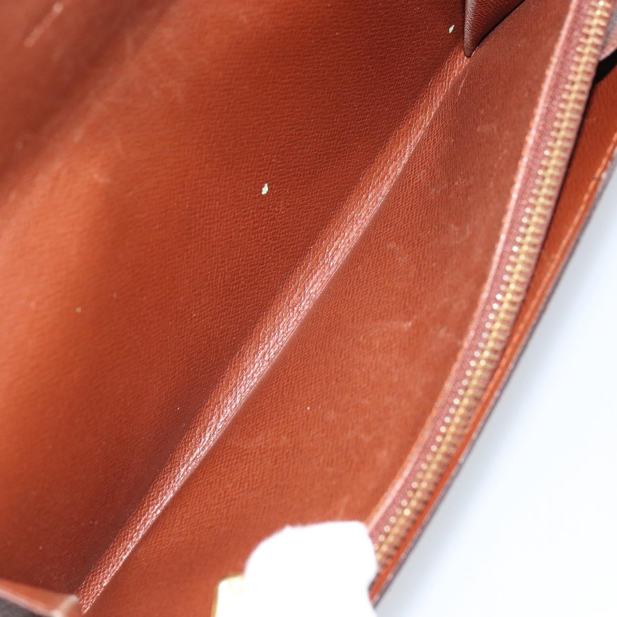 LOUIS VUITTON Monogram Pochette Porte Monnaie Credit Wallet M61725 Auth bs31621