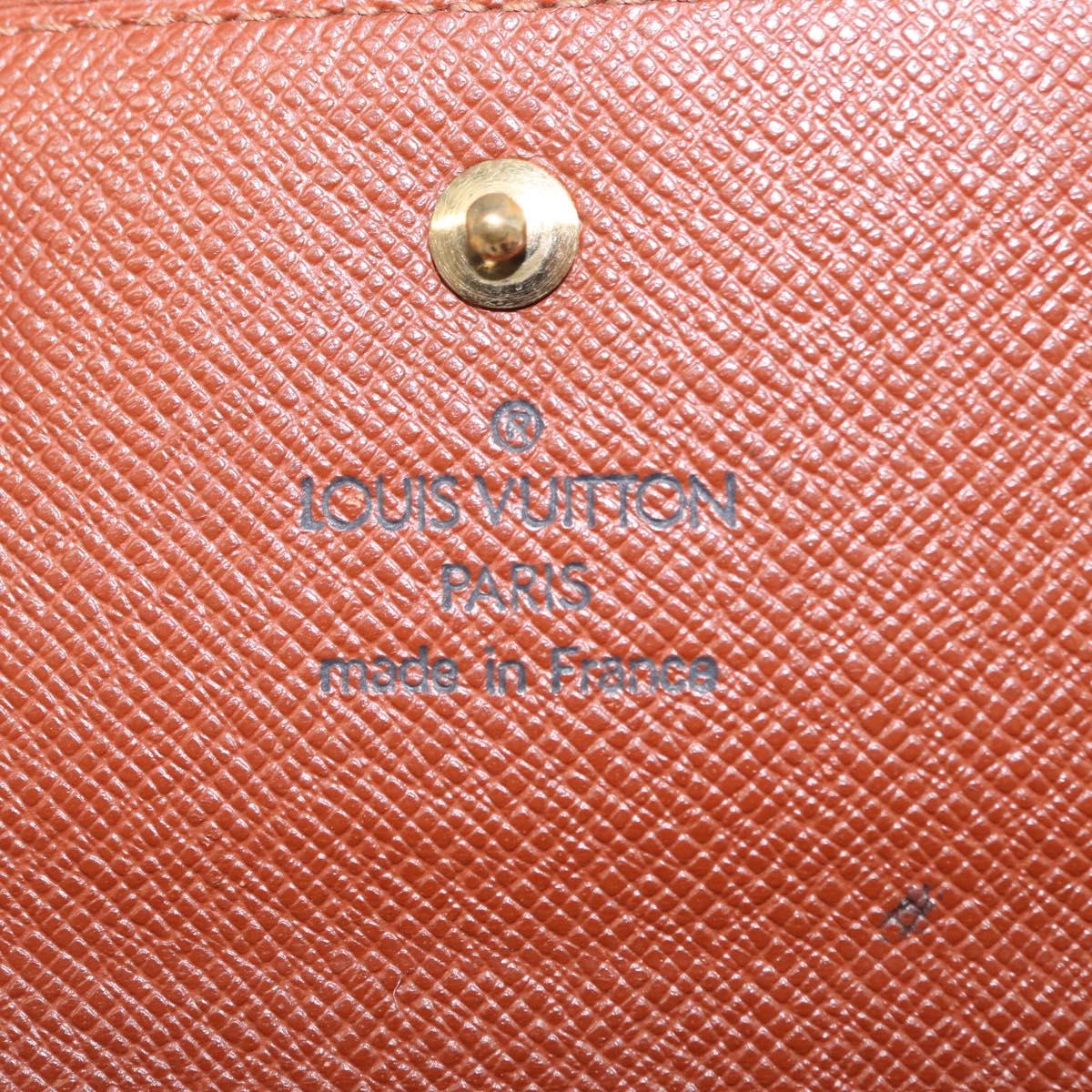 LOUIS VUITTON Porte Monnaie Bier Cartes Crdit Wallet M61652 LV Auth bs31622