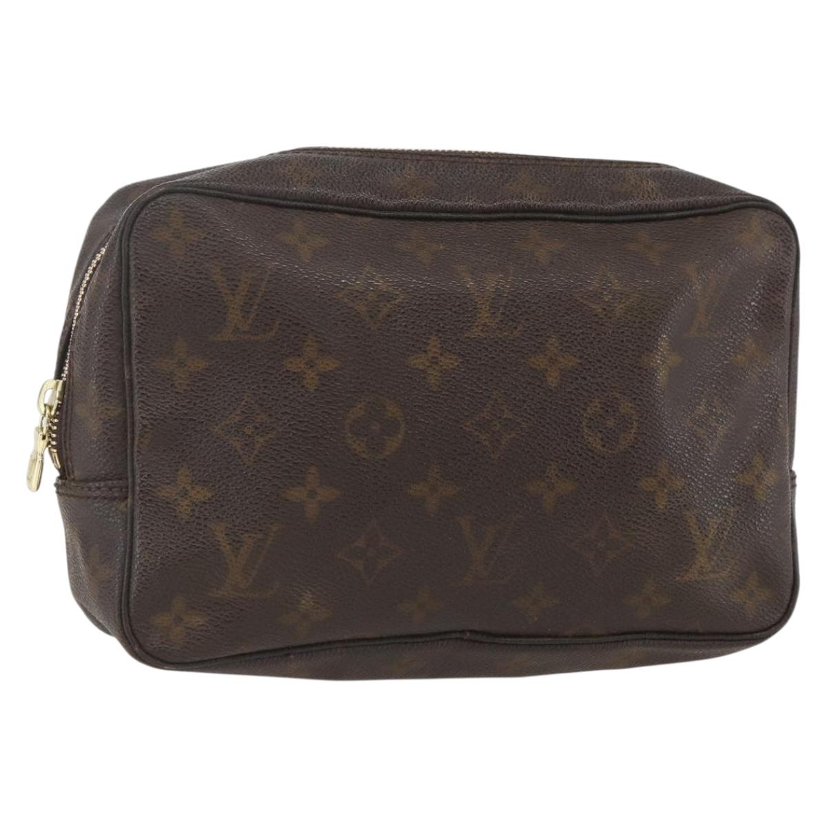 LOUIS VUITTON Monogram Trousse Toilette 23 Clutch Bag M47524 LV Auth bs31624