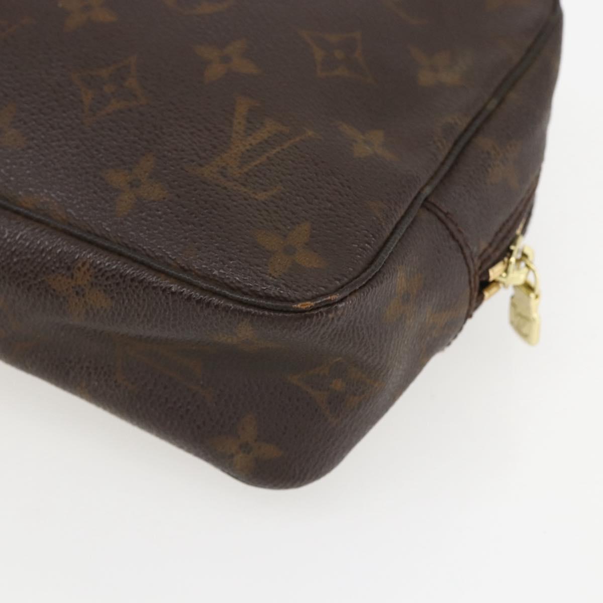 LOUIS VUITTON Monogram Trousse Toilette 23 Clutch Bag M47524 LV Auth bs31624
