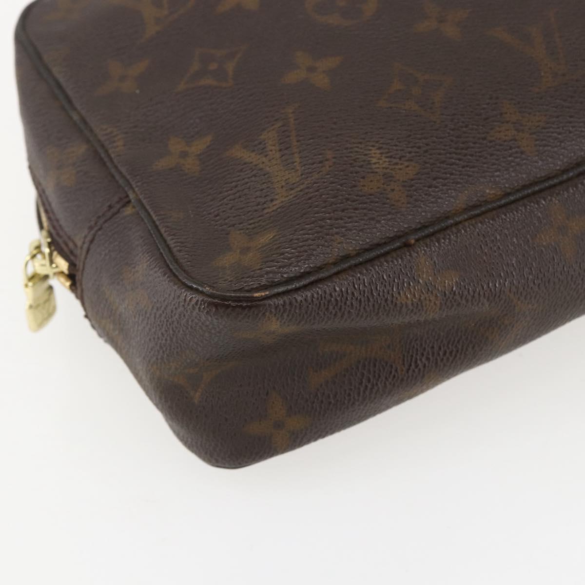 LOUIS VUITTON Monogram Trousse Toilette 23 Clutch Bag M47524 LV Auth bs31624