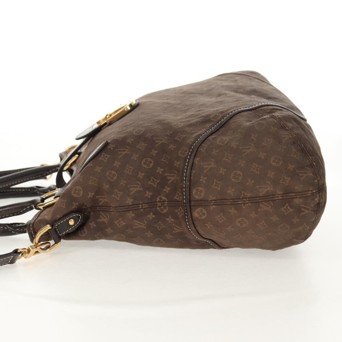 LOUIS VUITTON Monogram Idylle Elegy Hand Bag Black M56696 LV Auth bs31637