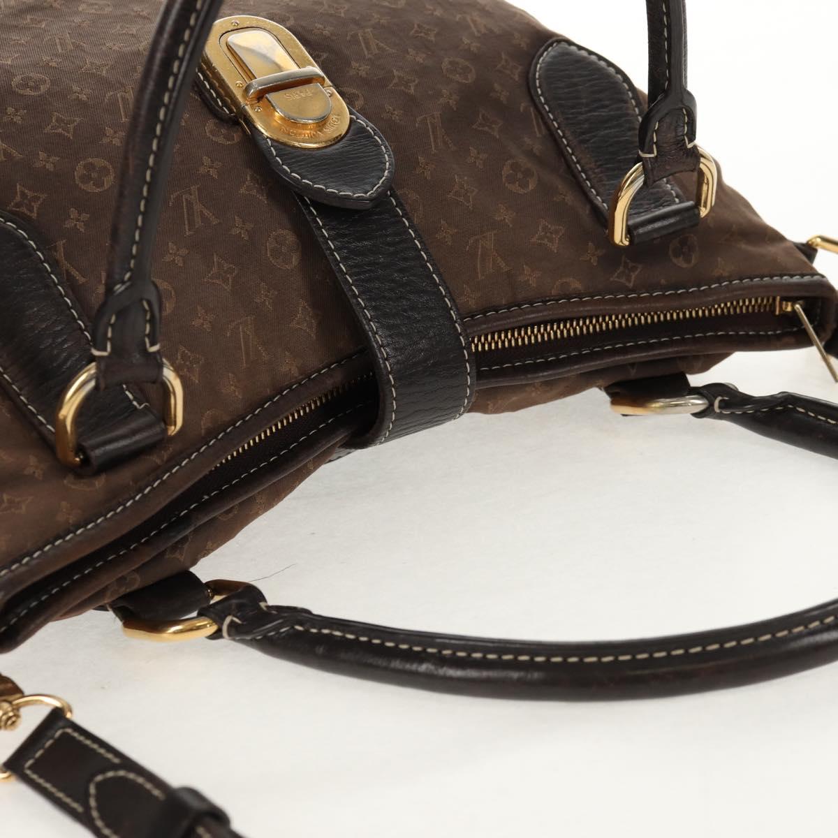 LOUIS VUITTON Monogram Idylle Elegy Hand Bag Black M56696 LV Auth bs31637