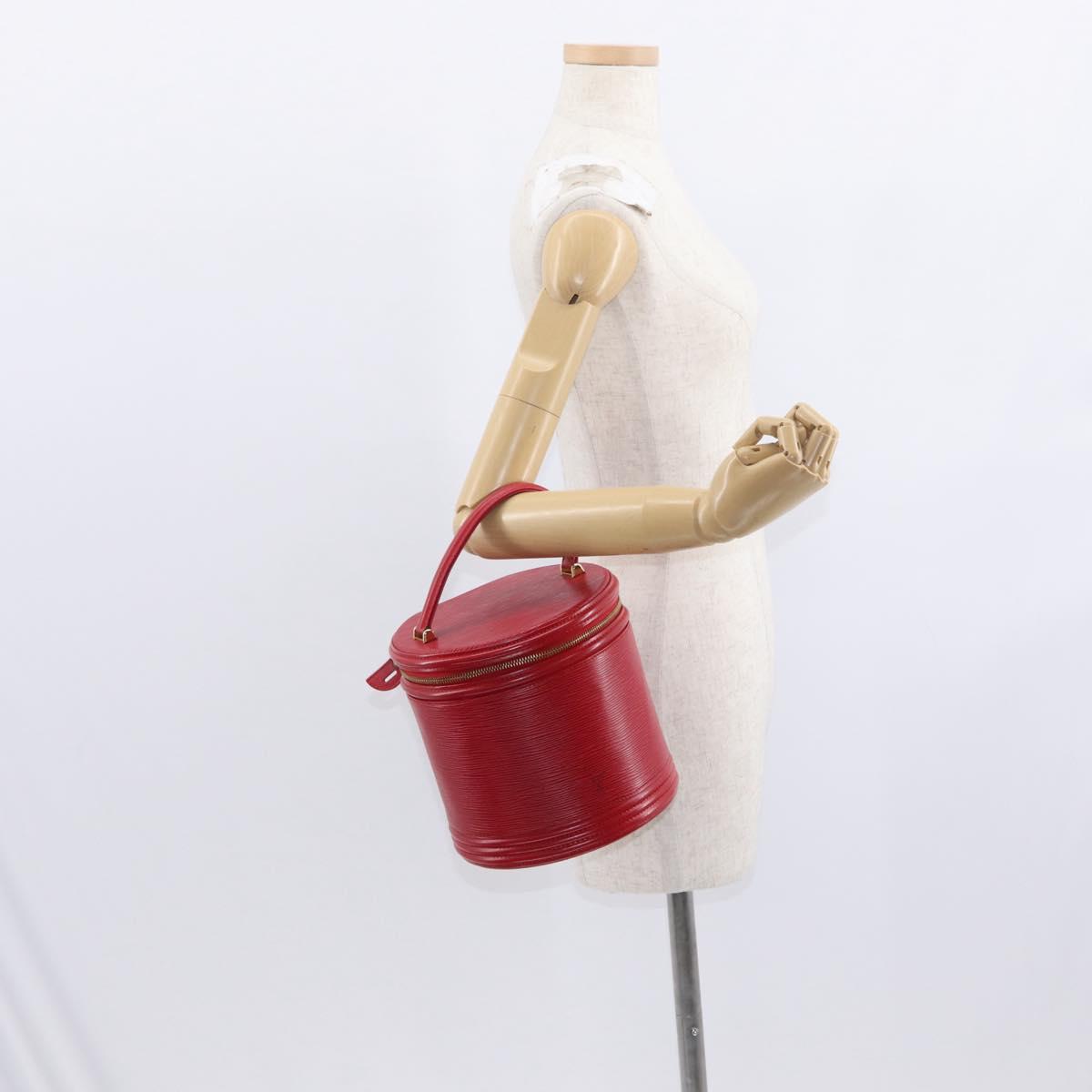 LOUIS VUITTON Epi Cannes Hand Bag Red M48037 LV Auth bs31660