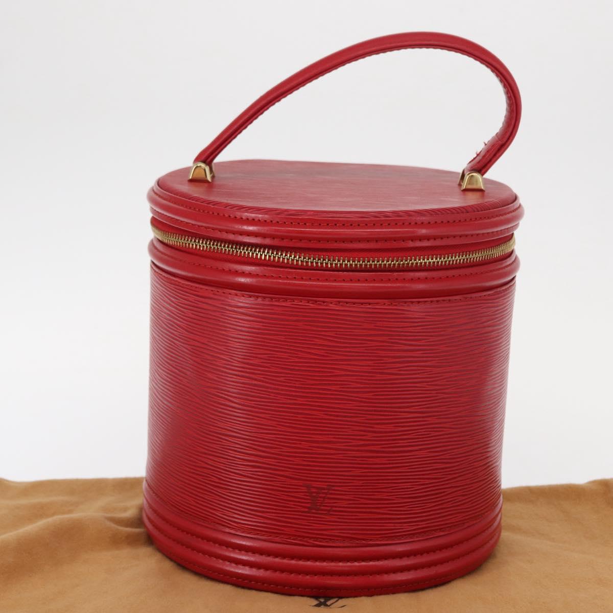 LOUIS VUITTON Epi Cannes Hand Bag Red M48037 LV Auth bs31660