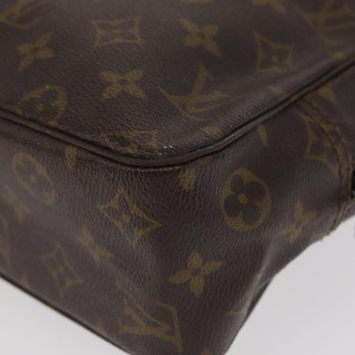 LOUIS VUITTON Monogram Trousse Toilette 28 Clutch Bag M47522 LV Auth bs31665