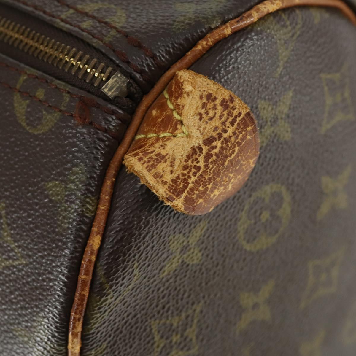 LOUIS VUITTON Monogram Speedy 35 Hand Bag M41524 LV Auth bs31666