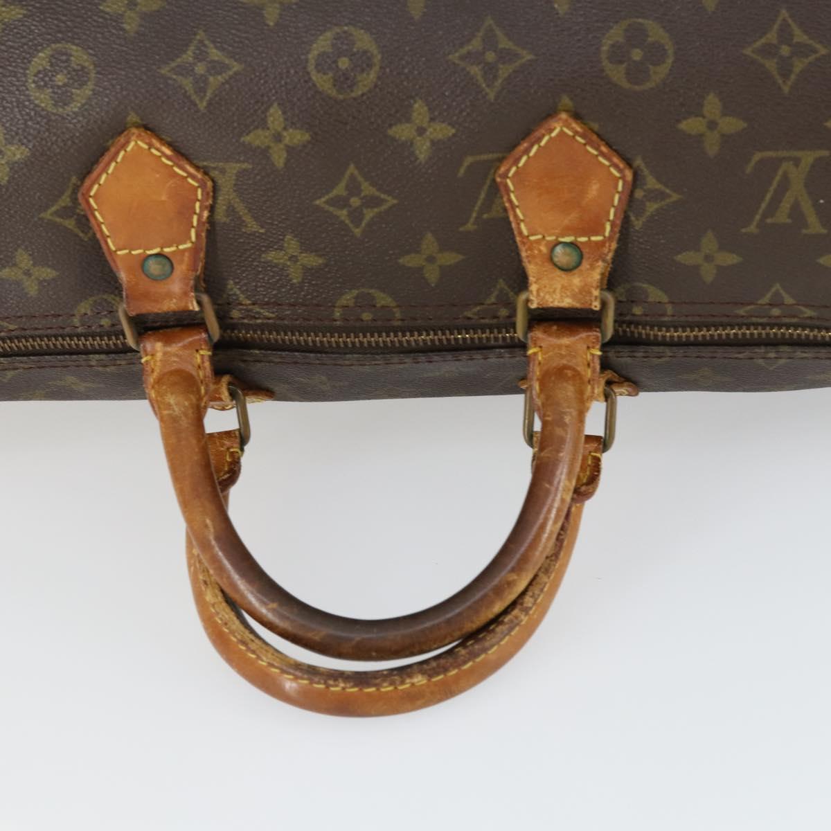 LOUIS VUITTON Monogram Speedy 35 Hand Bag M41524 LV Auth bs31666