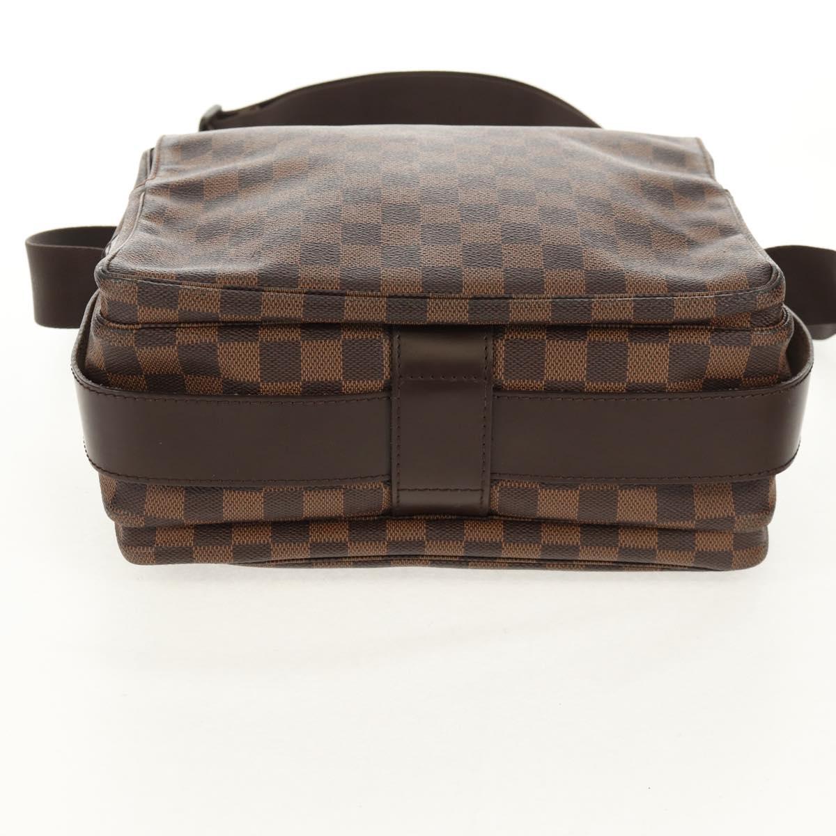 LOUIS VUITTON Damier Ebene Naviglio Shoulder Bag N45255 LV Auth bs31667