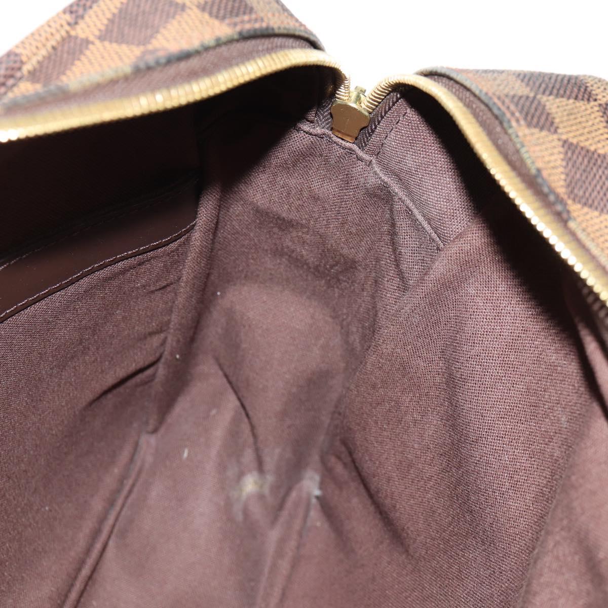 LOUIS VUITTON Damier Ebene Naviglio Shoulder Bag N45255 LV Auth bs31667