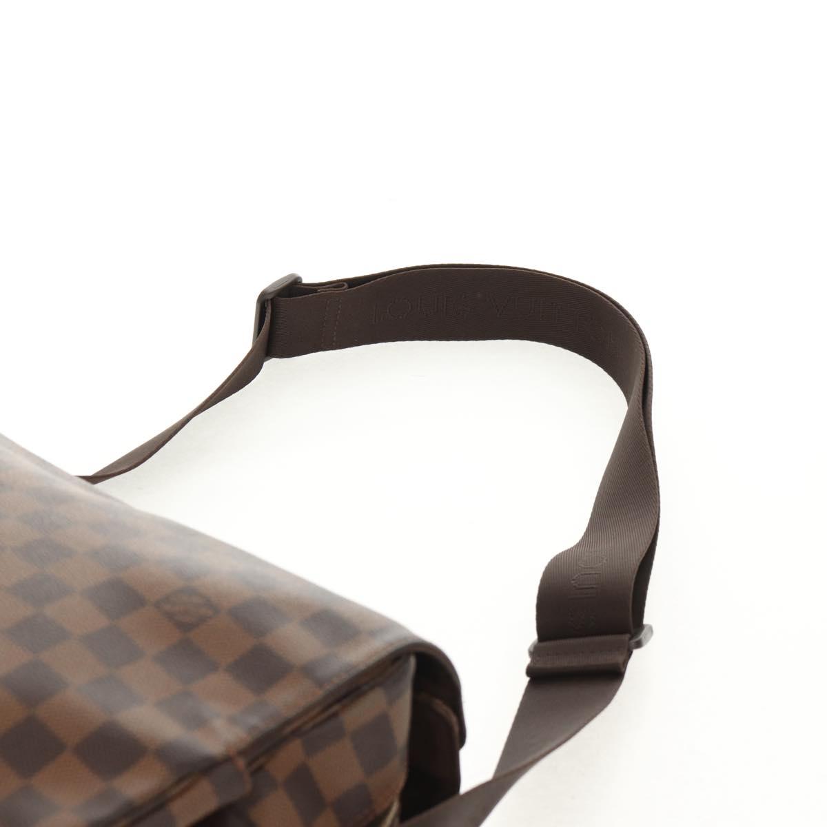 LOUIS VUITTON Damier Ebene Naviglio Shoulder Bag N45255 LV Auth bs31667