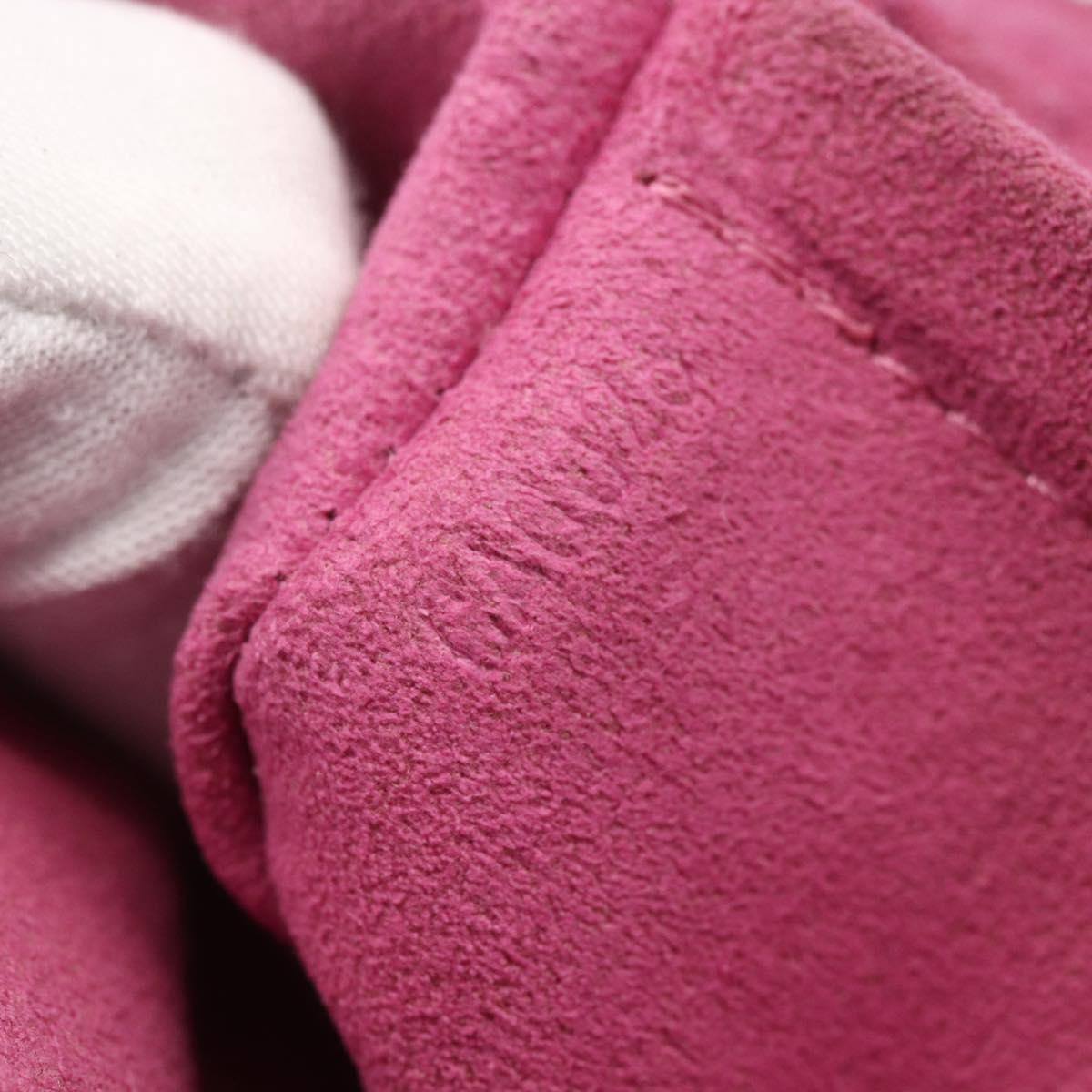 LOUIS VUITTON Monogram Denim Mini Preity Bag Fuchsia M95216 LV Auth bs31670V