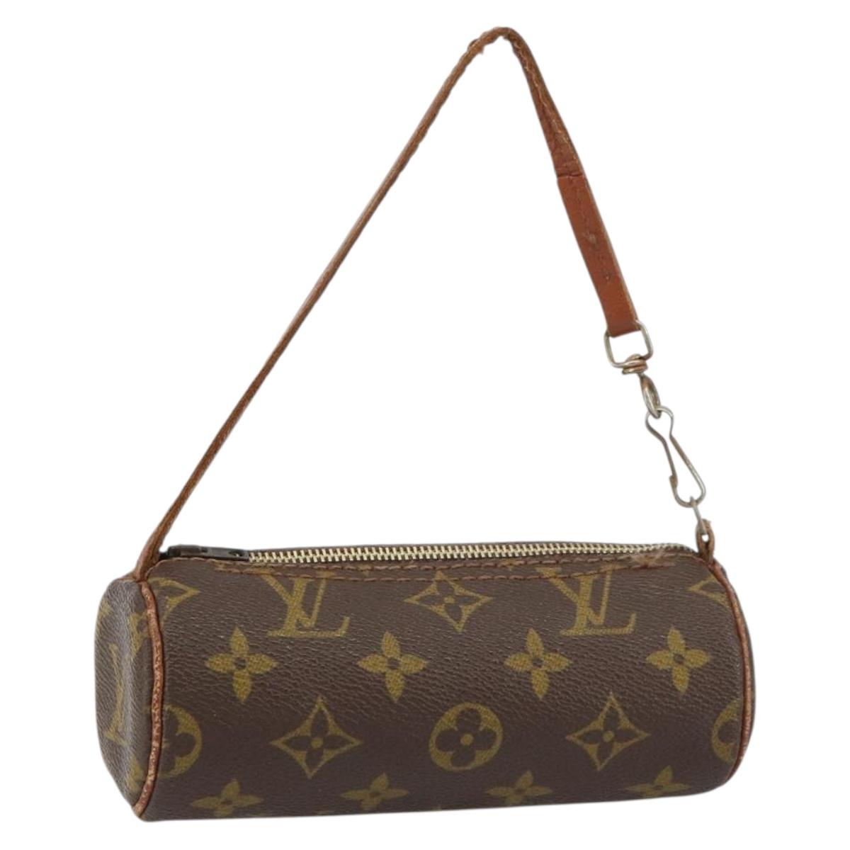 LOUIS VUITTON Monogram Papillon Pouch LV Auth bs31697