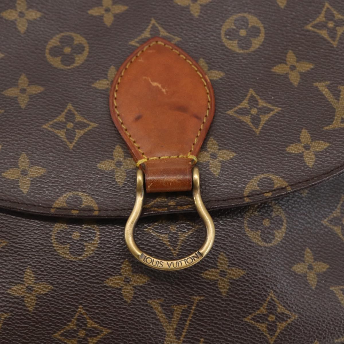 LOUIS VUITTON Monogram Saint Cloud GM Shoulder Bag M51242 LV Auth bs31698