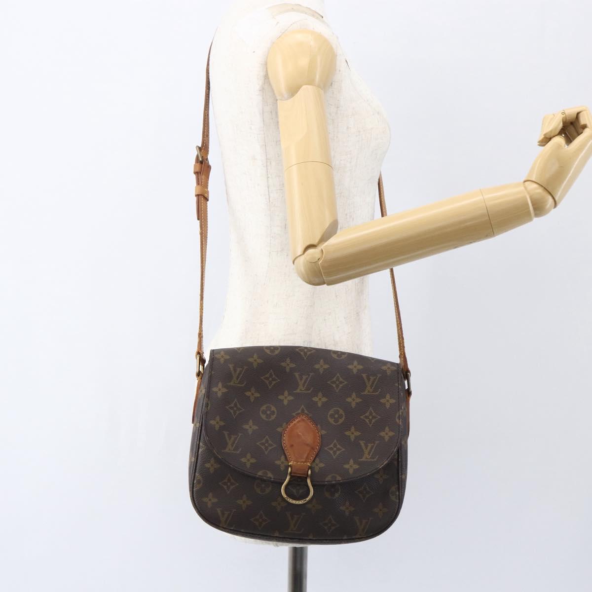 LOUIS VUITTON Monogram Saint Cloud GM Shoulder Bag M51242 LV Auth bs31698