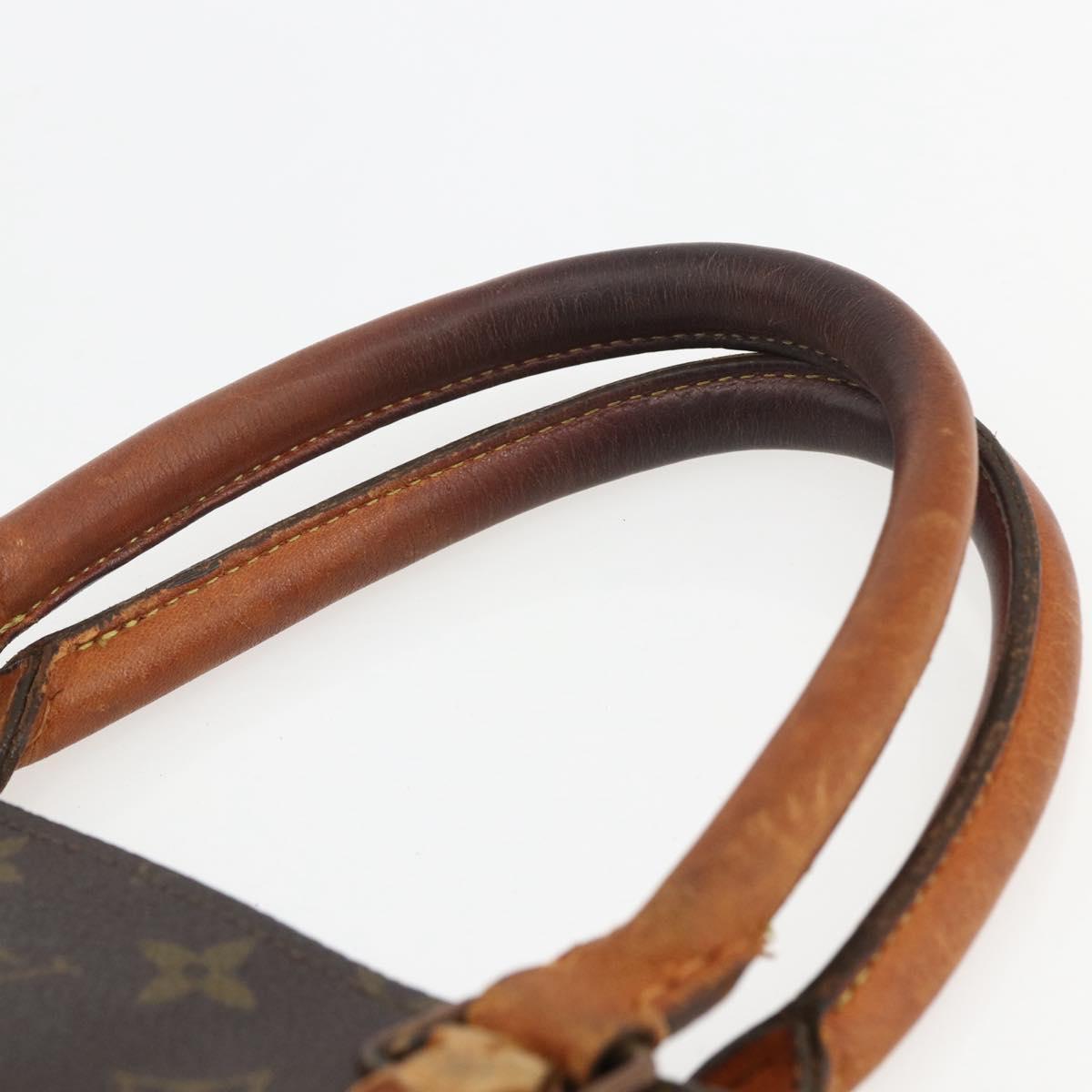 LOUIS VUITTON Monogram Sac Plat Hand Bag M51140 LV Auth bs31699