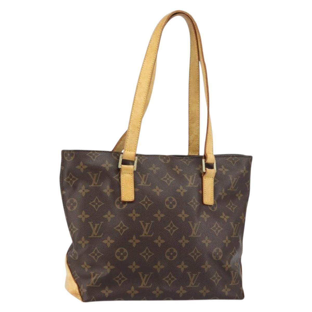 LOUIS VUITTON Monogram Cabas Piano Tote Bag M51148 LV Auth bs31701