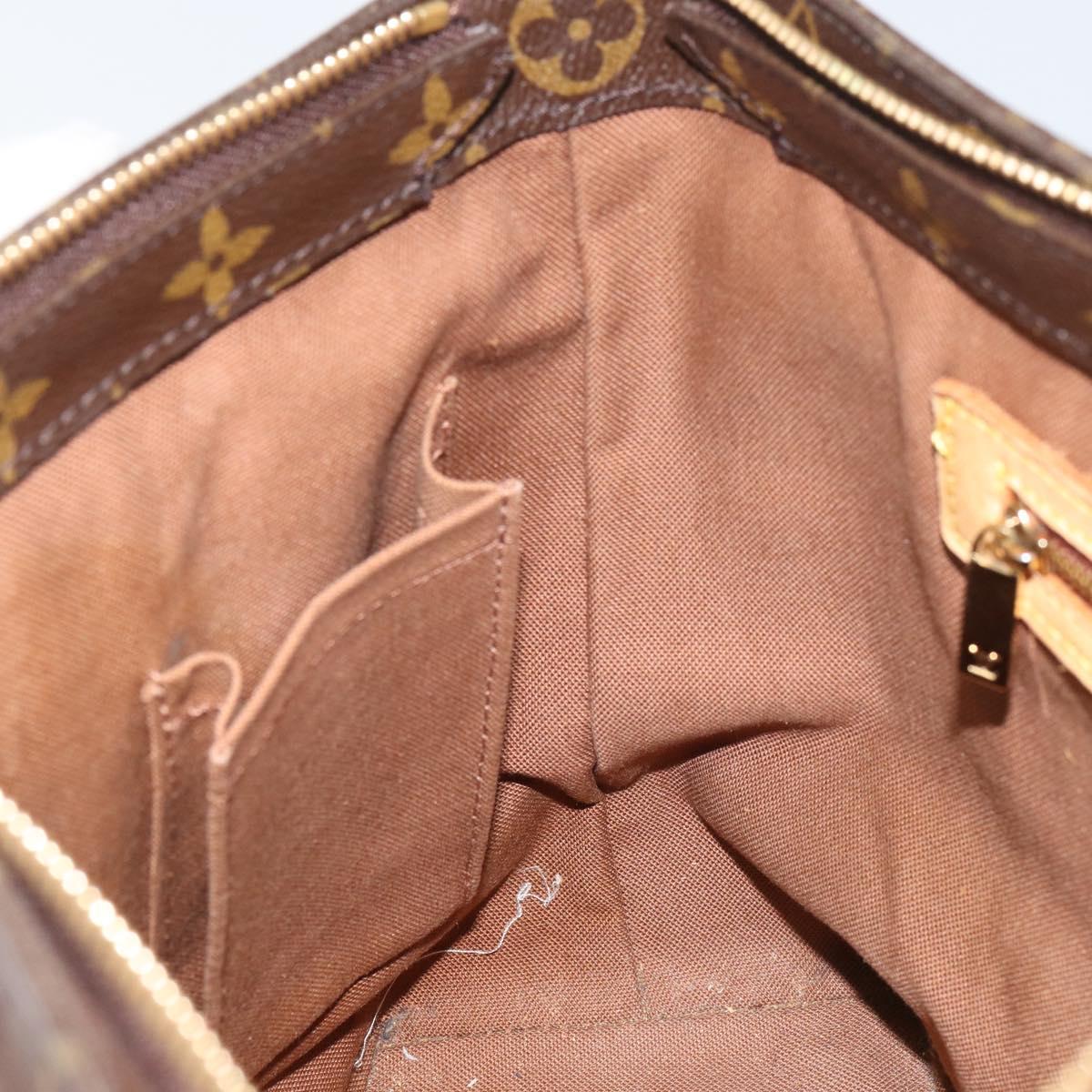 LOUIS VUITTON Monogram Cabas Piano Tote Bag M51148 LV Auth bs31701