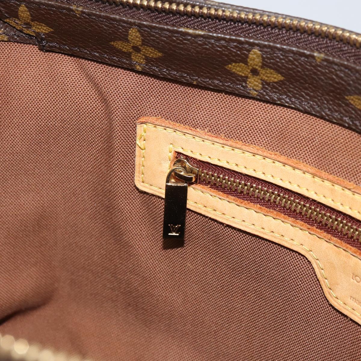 LOUIS VUITTON Monogram Cabas Piano Tote Bag M51148 LV Auth bs31701