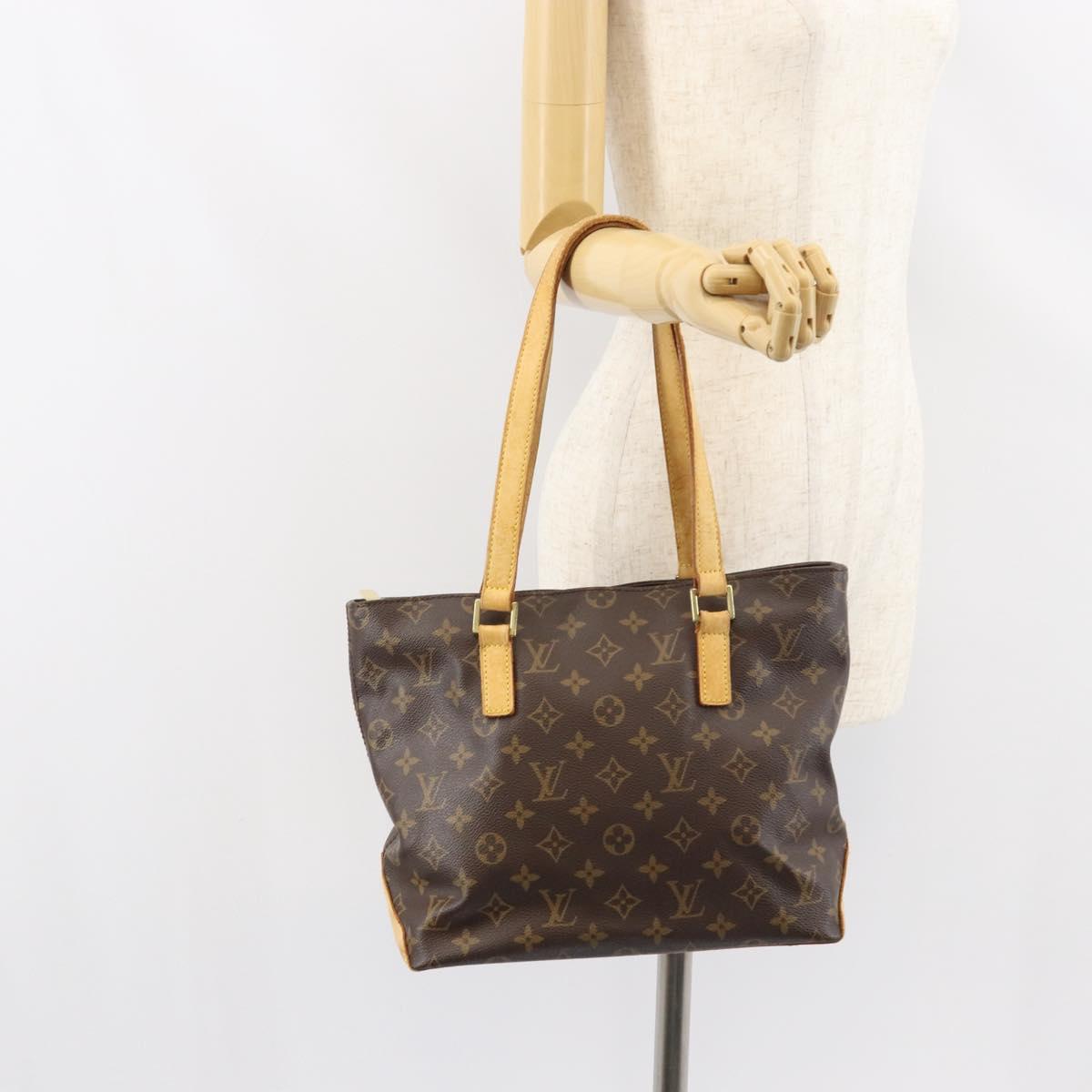 LOUIS VUITTON Monogram Cabas Piano Tote Bag M51148 LV Auth bs31701