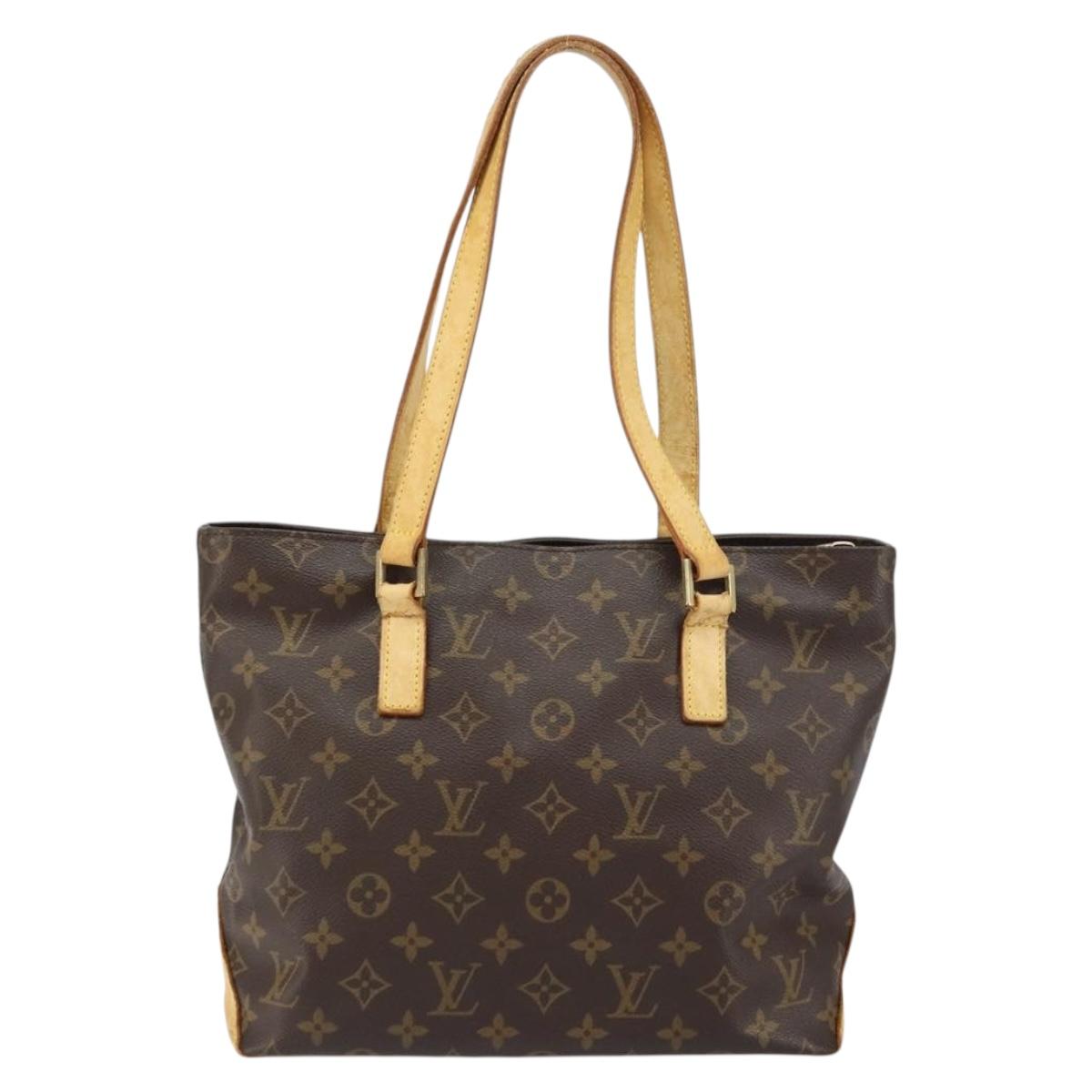 LOUIS VUITTON Monogram Cabas Piano Tote Bag M51148 LV Auth bs31701