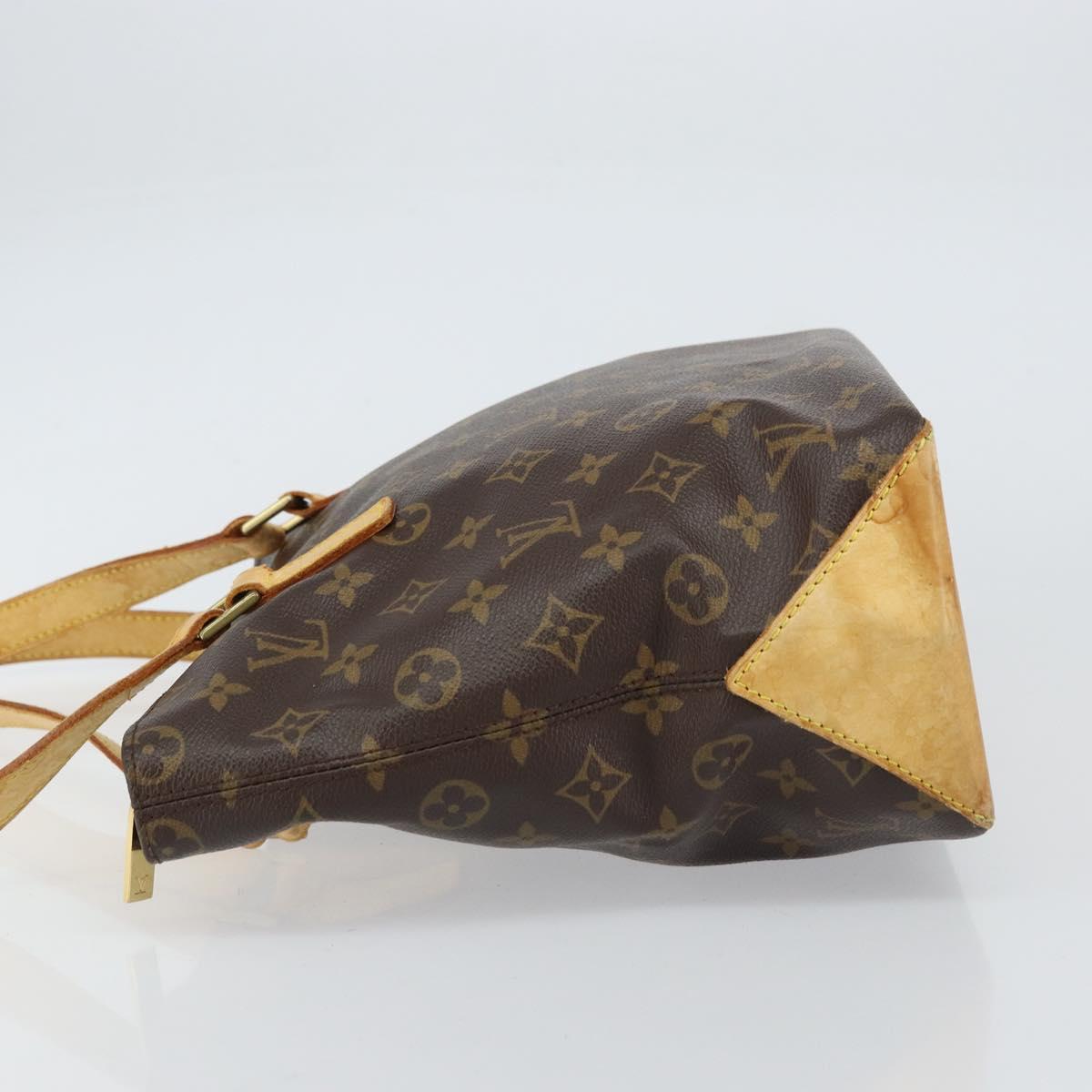 LOUIS VUITTON Monogram Cabas Piano Tote Bag M51148 LV Auth bs31701