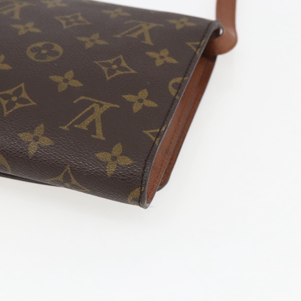 LOUIS VUITTON Monogram Bordeaux 24 Shoulder Bag M51798 LV Auth bs31720