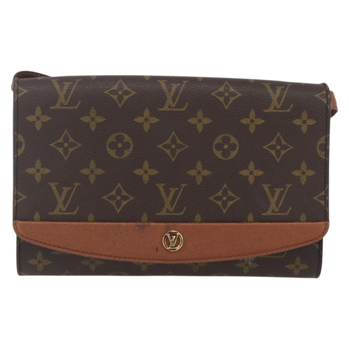 LOUIS VUITTON Monogram Bordeaux 24 Shoulder Bag M51798 LV Auth bs31720