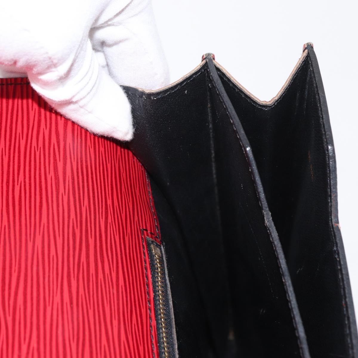 LOUIS VUITTON Epi Serviette Conseiller Business Bag Red M54427 LV Auth bs31722