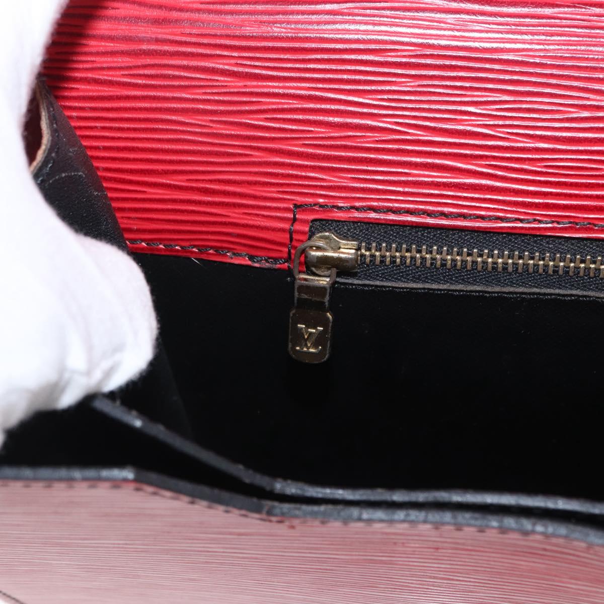 LOUIS VUITTON Epi Serviette Conseiller Business Bag Red M54427 LV Auth bs31722