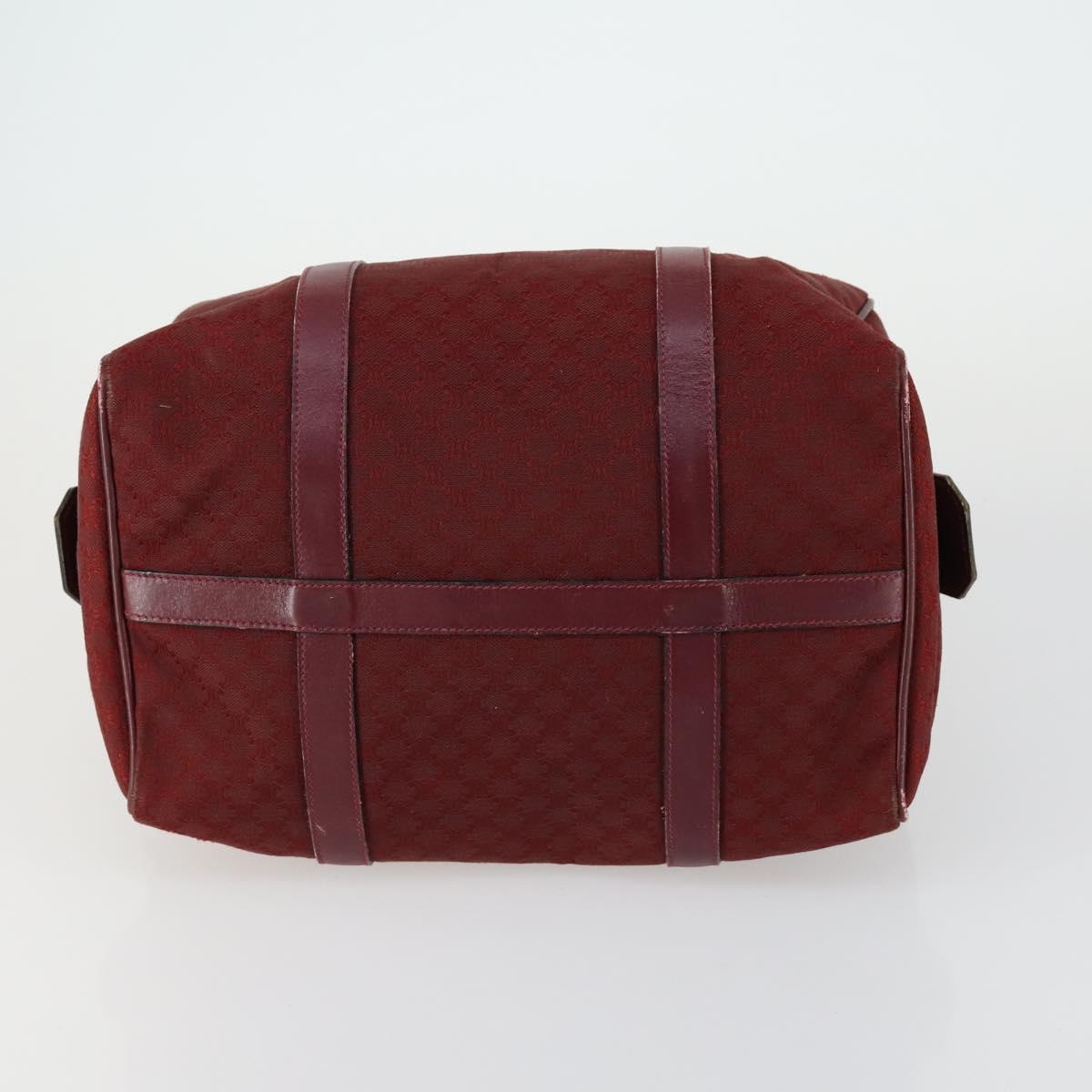 CELINE Macadam Canvas Shoulder Bag 3 Set Brown Red Auth bs31735