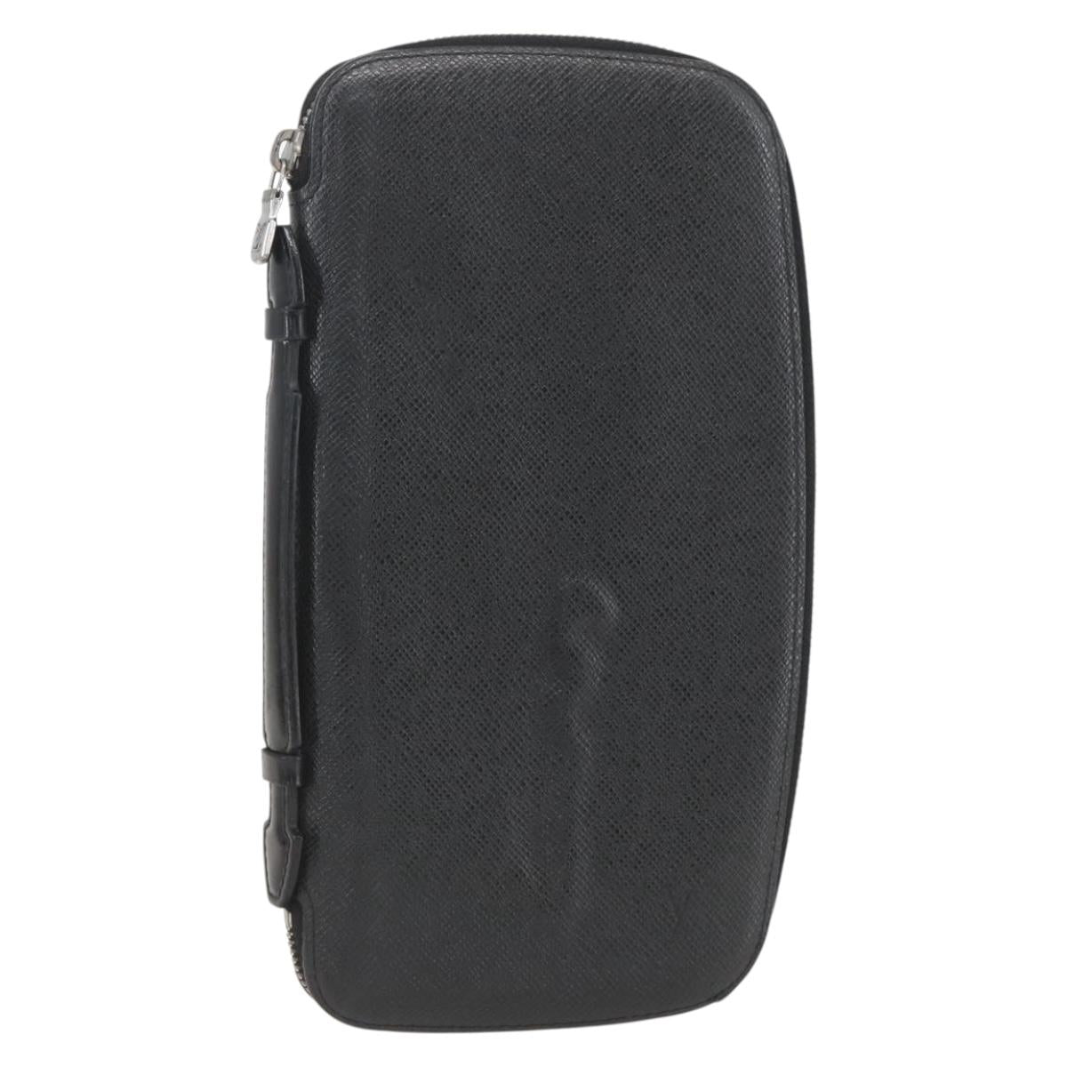 LOUIS VUITTON Taiga Organizer Atoll Travel Case Ardoise M30652 LV Auth bs31738