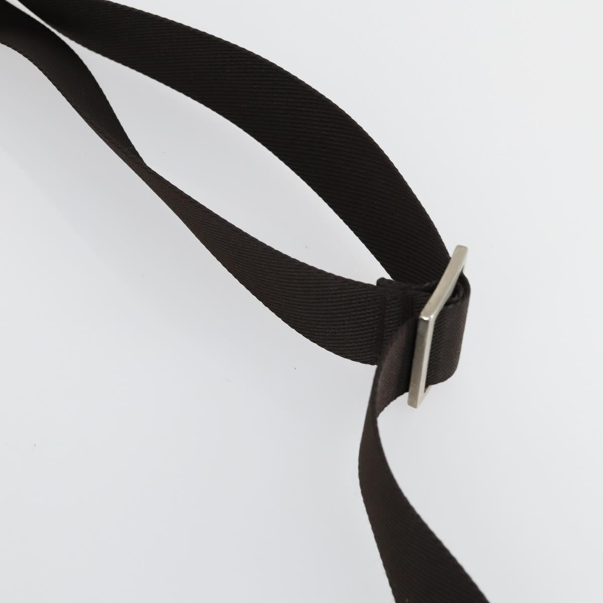 Salvatore Ferragamo Shoulder Bag Nylon Leather 3 Set Black Beige Auth bs31740