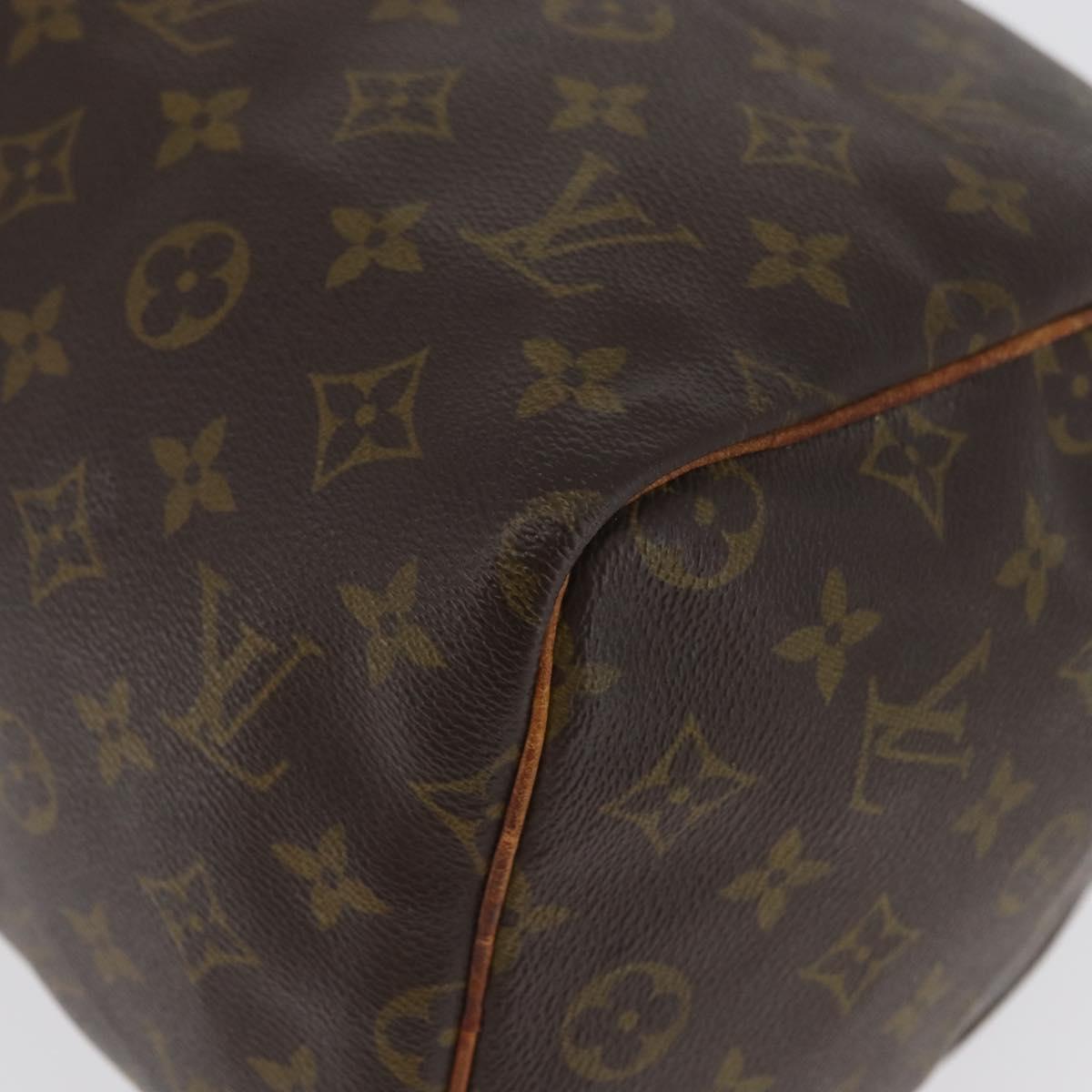 LOUIS VUITTON Monogram Speedy 30 Hand Bag M41526 LV Auth bs31769